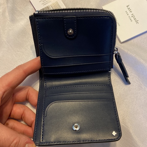 kate spade Cameron Lemon Zest Small Zip Bifold Wallet - Picture 9 of 10